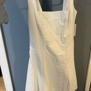 Showpo Chic White Linen Dress